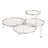 Wilton Cakes 'N More 3-Tier Cake Stand, Silver