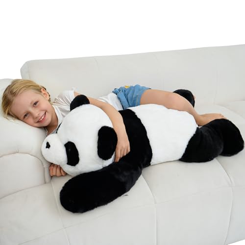 Panda en peluche lestée 80 cm XXL douce pour dodo enfant - 7