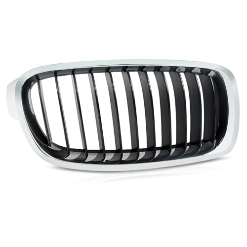Rejilla delantera derecha cromada y negra para BMW Serie 3 F30 F31 F35 de 2012 a 2018