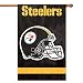 Party Animal Pittsburgh Steelers Banner NFL Flag, Black