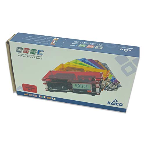 OSSC Open Source Scan Converter Replacement Coloured Case for Retro Gaming by Kaico (Fluorescent Green)