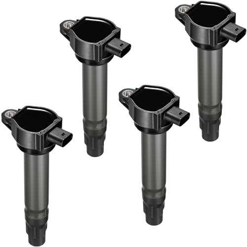 BDFHYK Ignition Coil Pack UF557 Compatible with Jeep Patriot 2007-2017 Jeep Compass 2009-2020 Dodge Journey Caliber Avenger Chrysler 200 Jeep Oem Coil Pack 1.8L 2.0L 2.4L l4 Coil for IC637 Set of 4