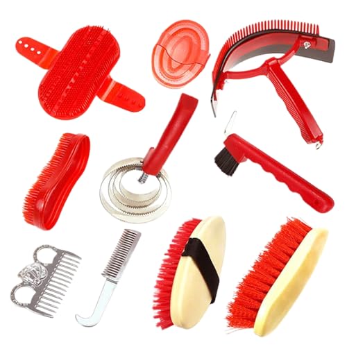 Brosses équestres et équipement de toilettage avec poignées confortables
