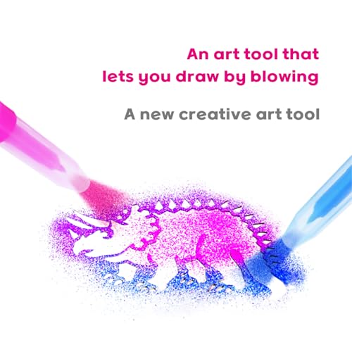 Blow Art Markers 20 Colors &ndash; Fun Water-Based Drawing & Painting Pen Set, Creative Art Supplies Gift