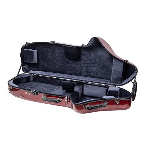 Crossrock CRF1000BSRD Baritone Saxophone Case Fits Low A cover