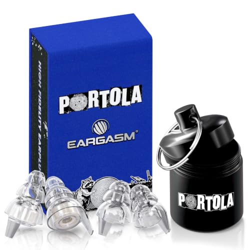 Image of Eargasm High Fidelity Earplugs Portola 2026 Festival Edition for Festivals, Concerts, Musicians, DJs, Night-Life Hearing Protection - Reusable Ear Plugs for High Fidelity Noise Reduction up to 21 dB