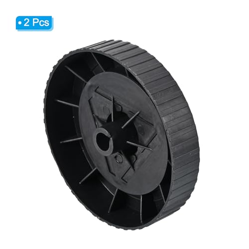 PATIKIL 4.7" Air Compressor Wheels, 2 Pack Universal Air Compressor Wheel Replacement Part with 0.5" Dia. Hole for Easy Mobility - Image 3