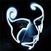 Produktbild BFMBCHDJ Halloween Maske Maskerade Masken LED Neon Masque Party Cosplay Wimperntusche Scary Glowing Maski Licht Purge Carnaval Maske Weiß One Size