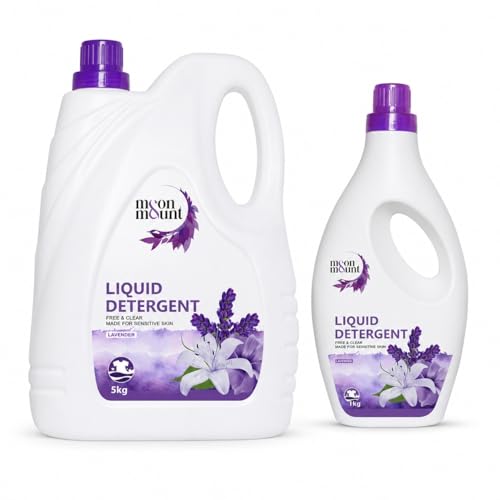 Moon & Mount liquid detergent, top load front load, detergent liq...