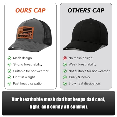 Image of Best Dad Ever American Flag Dad Hat - Adjustable Cotton Baseball Cap for Father's Day, Birthday Gifts from Daughter Son