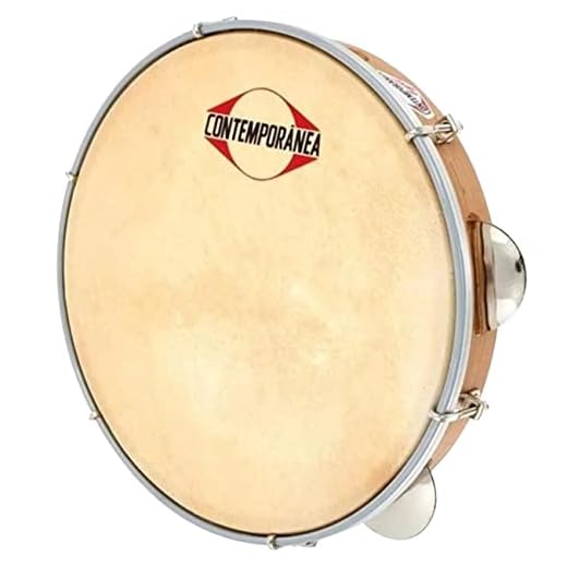 Pandeiro Contemporanea 10 Light 20Lt Pele Couro