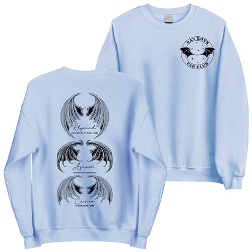 Acotar Bat Boys A Court of Thorns and Roses Sweatshirt - Illyrians of The Night Court Crewneck