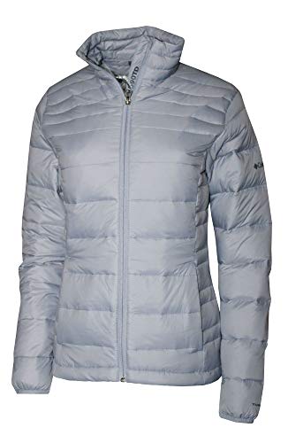 Columbia Women's Mist Falls 590 TurboDown Lightweight Full Zip Omni Heat Jacket (Astral, XL)