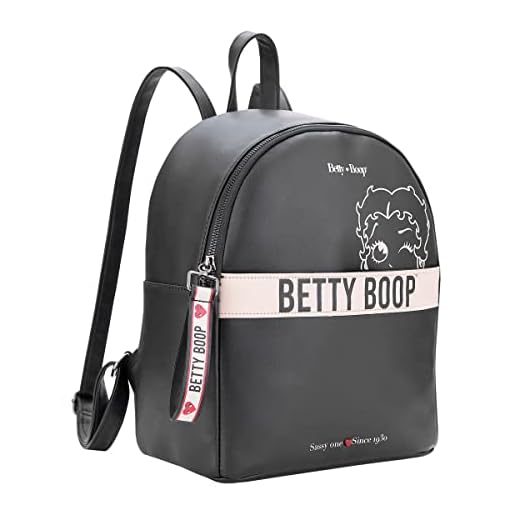 Bolsa de Costas BP2281BG, Betty Boop, Feminino, Preto, M