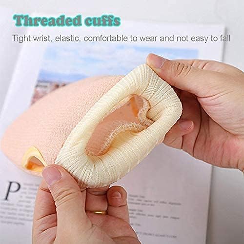 LYDL 3PCS Bathing Exfoliating Set Back Scrubber,Sponge Loofah Ball,Loofah Glove|Double Side Scrubbing Strap|Dead Skin Remove Body Scrubs for Men&Women for Skin Deep Cleaning (Random Color) (Pack of 1) 2