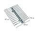 Wenko Percha para Pantalones con Corredera para Armario para 12 Pantalones, Riel...
