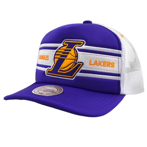 Mitchell & Ness NBA Sideline Trucker Cap Los Angeles Lakers Purple