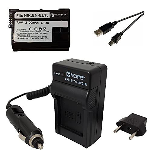 Synergy fW^ANZT[LbgANikon D7200 fW^჌tJƌ݊:SDENEL15obe[ASDM-1536[dAUSB5PIN USBP[u