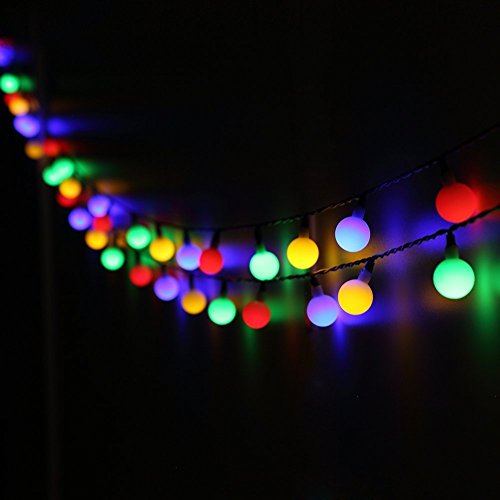 (Multi-color) - Globe String Light, Dailyart multi-color 40 LED Starry Light Fairy Light para jardim