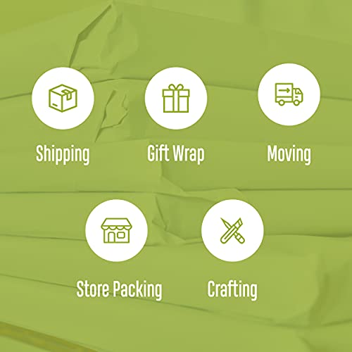 Papersaurus Newsprint Packing Paper - 20 Lbs, 640 Sheets - Perfect For Moving, Packing, And Shipping - 17" X 27" #TOP4