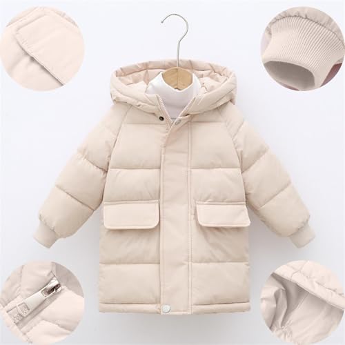 Girls Warm Winter Jackets Hooded Long Down Coat with Pockets Heavyweight Padded Puffer Jacket Tween girl clothes2