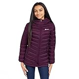 Berghaus Kids’ Longline Kirkhale Baffle Jacket with Stretch Binding to the Hood, Hem & Cuffs, Water Repellent & Insulated Winter Coat (UK, Age, 11 Years, 12 Years, Regular, Purple)