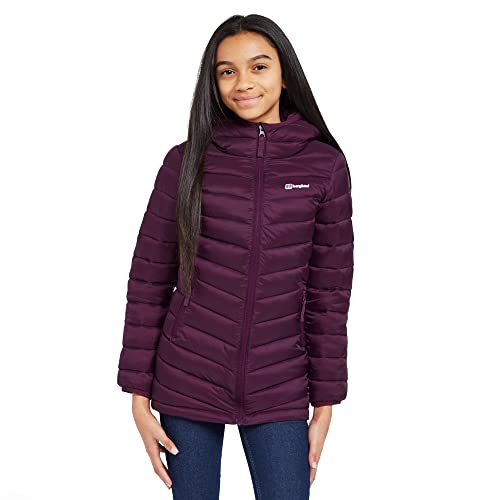Berghaus Kids’ Longline Kirkhale Baffle Jacket with Stretch Binding to the Hood, Hem & Cuffs, Water Repellent & Insulated Winter Coat (UK, Age, 3 Years, 4 Years, Regular, Purple)