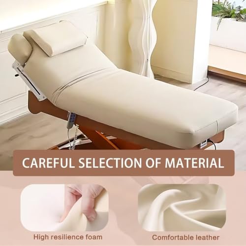 HHEvergreenEnsemble Massage Bed - 2.0 Motor Electric Massage Table with Light Luxury Design,Facial Beauty & SPA Treatment Table Includes Multi-Angle Adjustment - Image 5