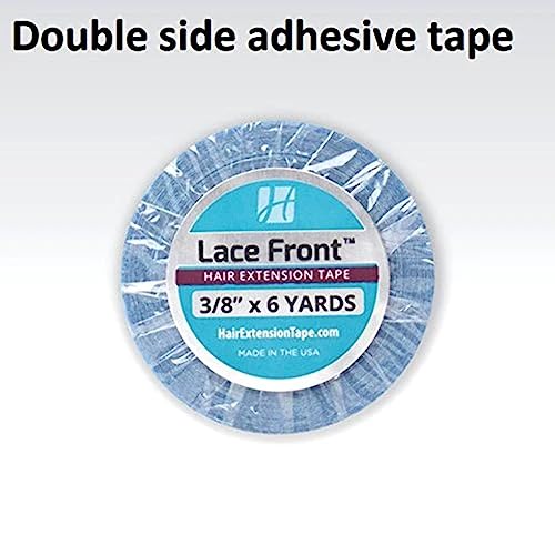 Image of Blue Lace Front Tape by Walker Tape Co | Beautify (3 /8 inch x 6 Yards)
