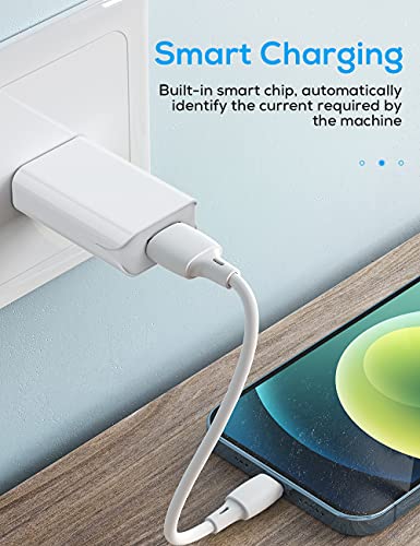 USB Ladegerät 5V 1A USB Netzteil Stecker, 5W Slim USB Netzstecker Adapter Steckdose Ladestecker für iPhone, Samsung Handy,MP3, eBook Reader und Mehr (White) - Image 5