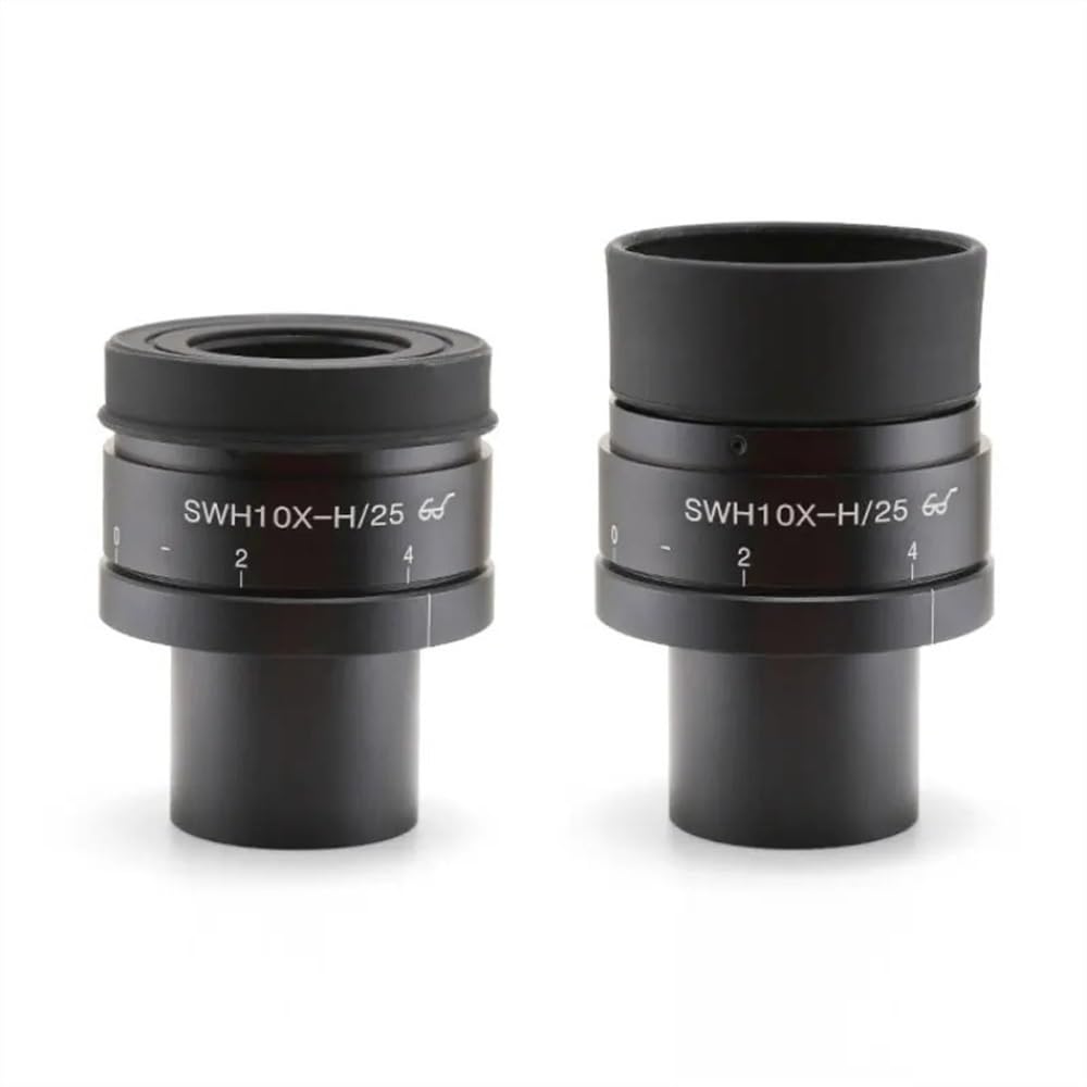 Mikroskop 1 szt. 10X-H-25 wysoki okular szerokiego pola regulowany dioptria do lornetki trójokularowego mikroskopu stereo 30 mm montaż