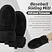 HISTARSTORE5 Baseball Sliding Mitt Universal Right or Left Hand Baseball Sliding Glove Sliding Mitt Youth & Adult Sizes,Neoprene,Adjustable Wrist Compression Strap (Blue White Star,Youth Universal)