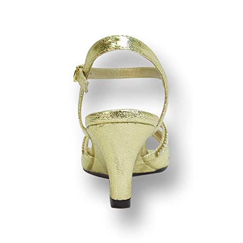 Floral Leah Women's Wide Width Wedge Sandals for Wedding, Prom, Evening Affair4