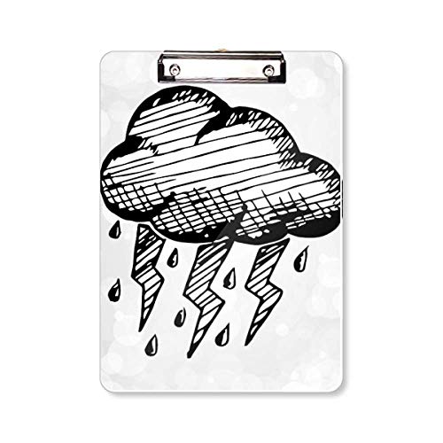 Porte-bloc avec motif nuageux pour organiser vos notes A4