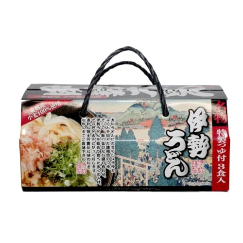伊勢うどん3食入り(特製つゆ付) 三重県産小麦100%使用