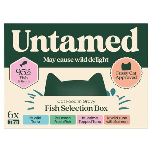 Untamed Fish Selection Box in Gravy Cat Food 6 x 75g