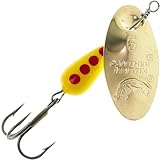 Panther Martin Classic Gold/Yellow 1/8-Ounce Spinning Lure, 1/8 oz