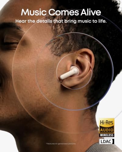 Image of Soundcore Anker P42i Wireless Earbuds with Adaptive ANC for Daily Noise