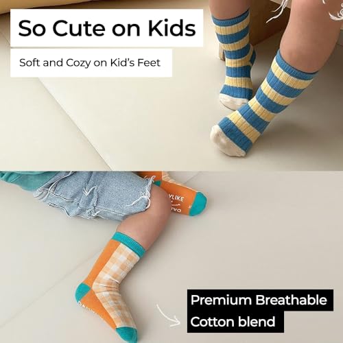 Baby Boys Girls Non Slip Grip Ankle Socks with Anti Skid Grippers for Infants Toddlers Kids 4 Pairs4