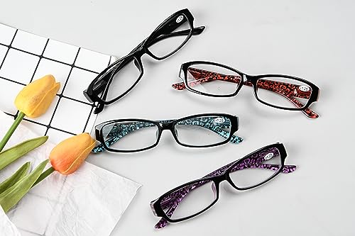 Image of Eyekepper Reading Glasses - Stylish Reader Eyeglasses for Women Reading +0.50