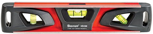 Starrett Exact KLTX95-N Aluminum Extruded Torpedo Magnetic Level, 9.5" Length