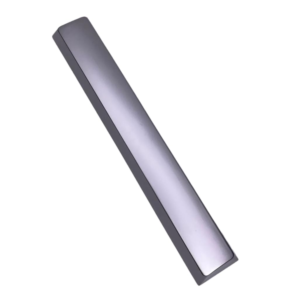 Barra espaciadora de aleación de zinc: tecla metálica resistente para setup gaming 8