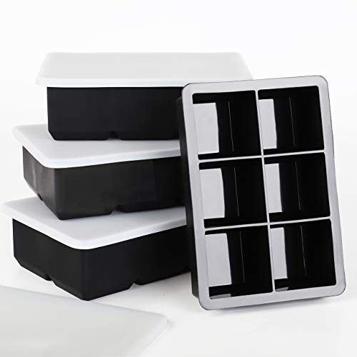 Kootek Ice Cube Trays 4 Pack - Silicone Ice Tray for Making 24