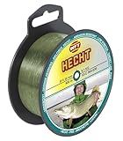 WFT Zielfisch Hecht 400m 0,30mm 8,1kg grün - Angelschnur zum Hechtangeln, Hechtschnur, Monofile Schnur für Hechte, Monoschnur