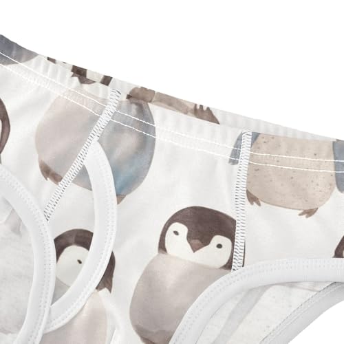 KLL Cute Penguin Babies Pattern Little Boys Cotton Athletic Underwear Breathable Children Panties4