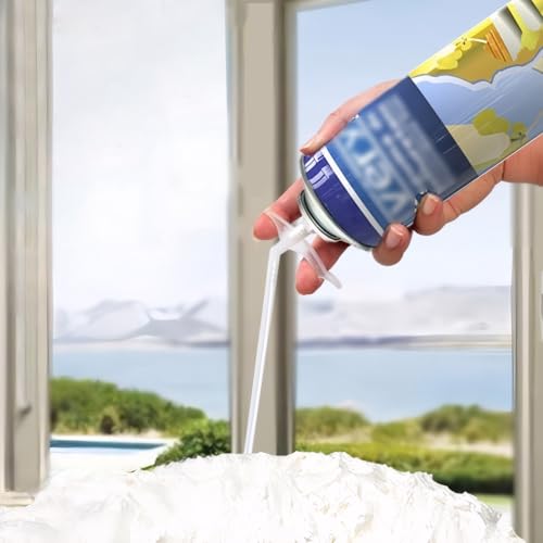 15 Stück Montageschaum Aussprührohr,Schaum Sprührohr Ersatzrohre,Bauschaum Pistole Tube Benutzt,für Montage,Dämmung,Konstruktion,Füllschaumkleber