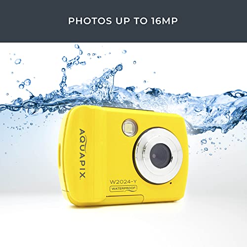 Easypix Cámara Sumergible EASYPIX W2024-I Splash Yellow, 14MP Doble Panta, Amarillo