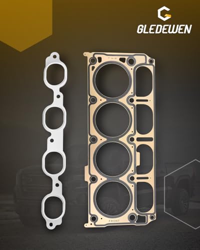 Image of Head Gasket Set 5.3 L, Fit for 14-19 Chevy Silverado 1500 Suburban Tahoe | Fit for GMC Sierra 1500 Yukon XL, 5.3L V8 5328cc Engine, Replace# HS26744PT, HGS4308, HS54996, w / Cylinder Head Bolt Kit