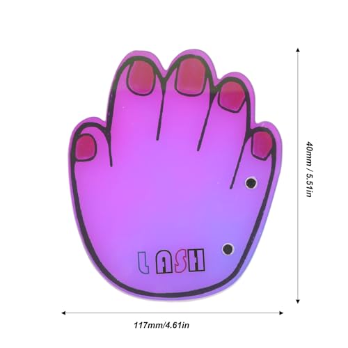 Palete de Cílios Grande Suporte de Pinça 2 Em 1 Placa de Extensão de Cílios Portátil Lavável para Sa