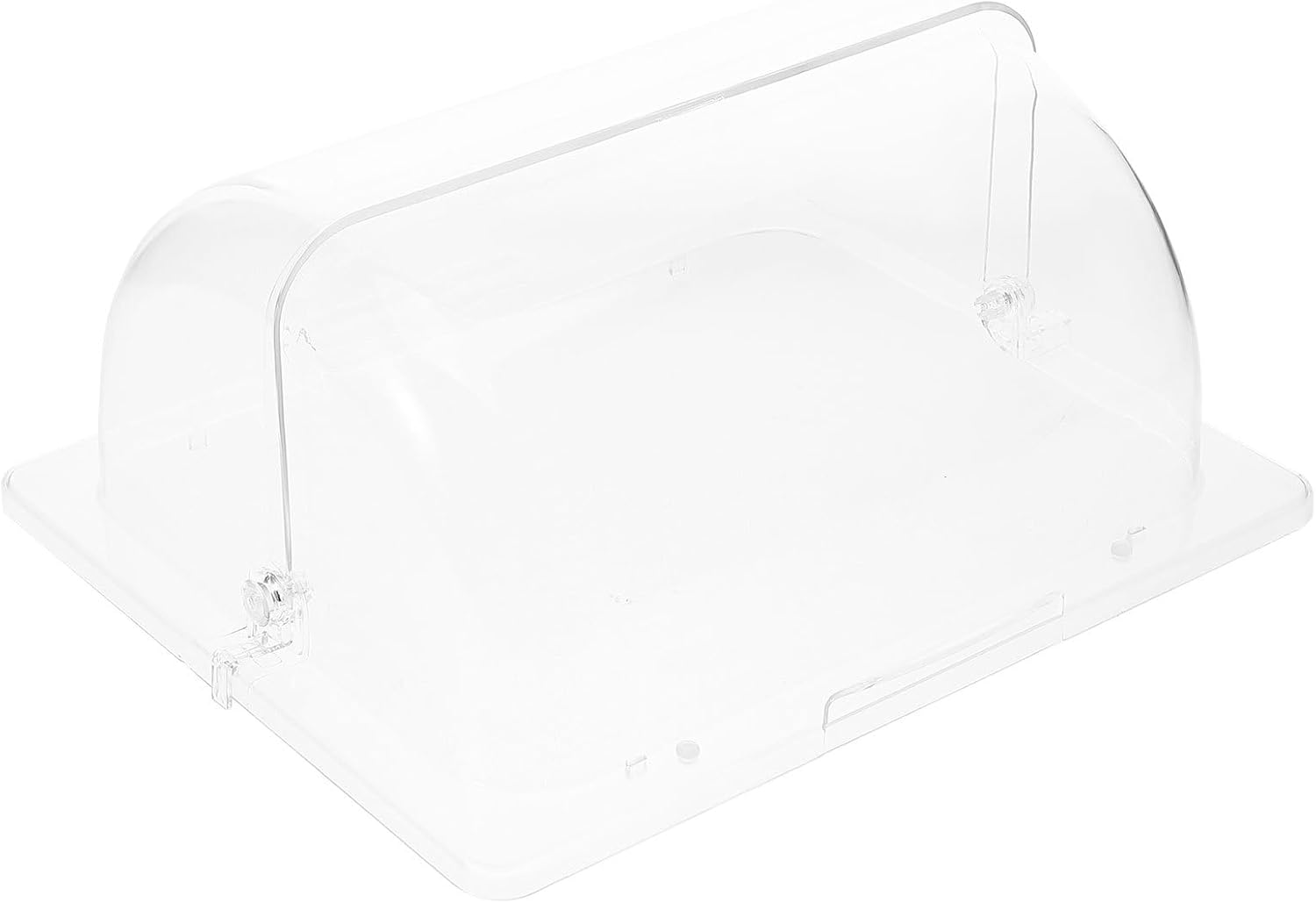 Square Plastic Cake Dome Food Cover, Reusable Snack and Pastry Protective Lid for Kitchen and Dining Food Storage